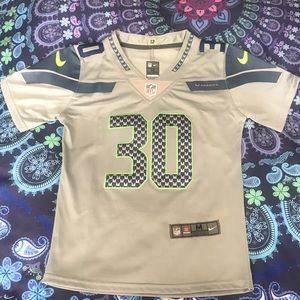 Authentic NWOT Wolf Grey Seahawks Jersey